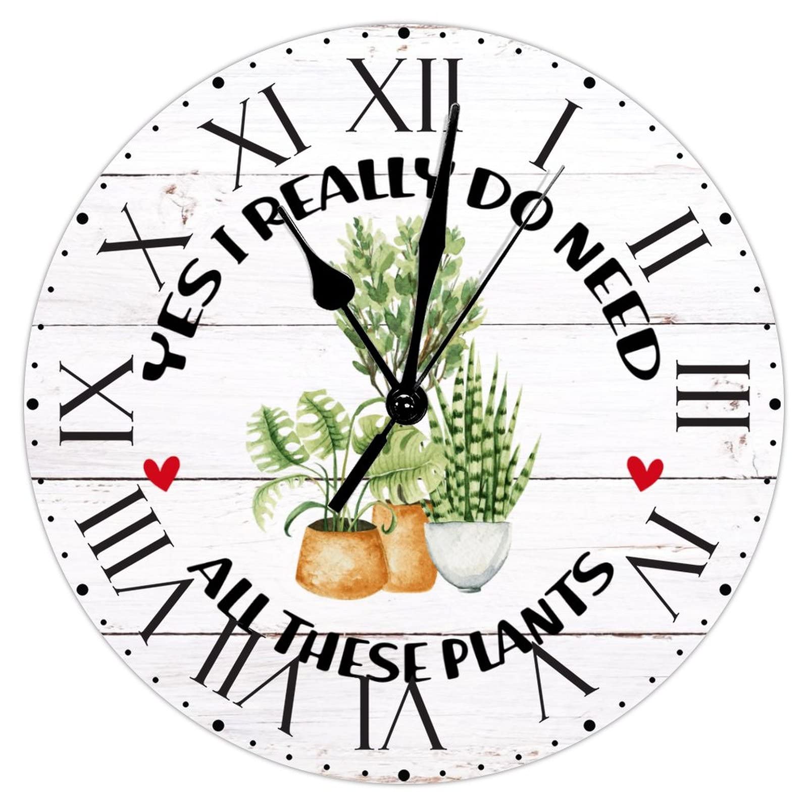Horloge murale sans tic-tac en PVC résistant pour retrouver le calme chez soi