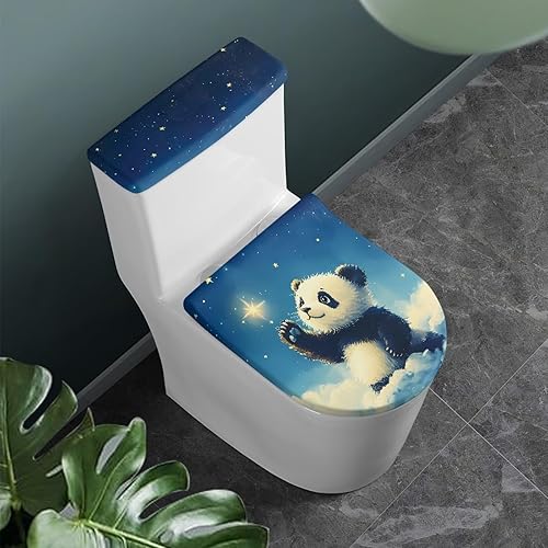 Vista 154 de Fundas antideslizantes para tapa de inodoro y tanque del Día de San Patricio, fundas elásticas para tapa de inodoro, accesorios de decoración de St.