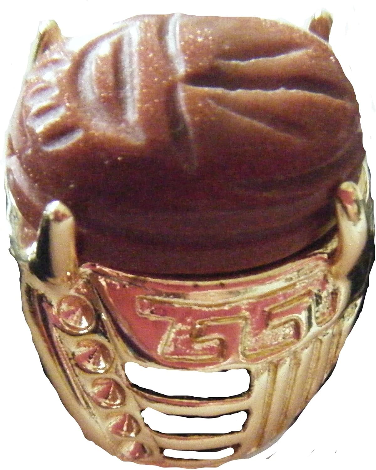 Gemstone Carved Scarab Bead Fingerring