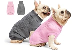 2 Pack Dog Sweaters for Small Dogs
