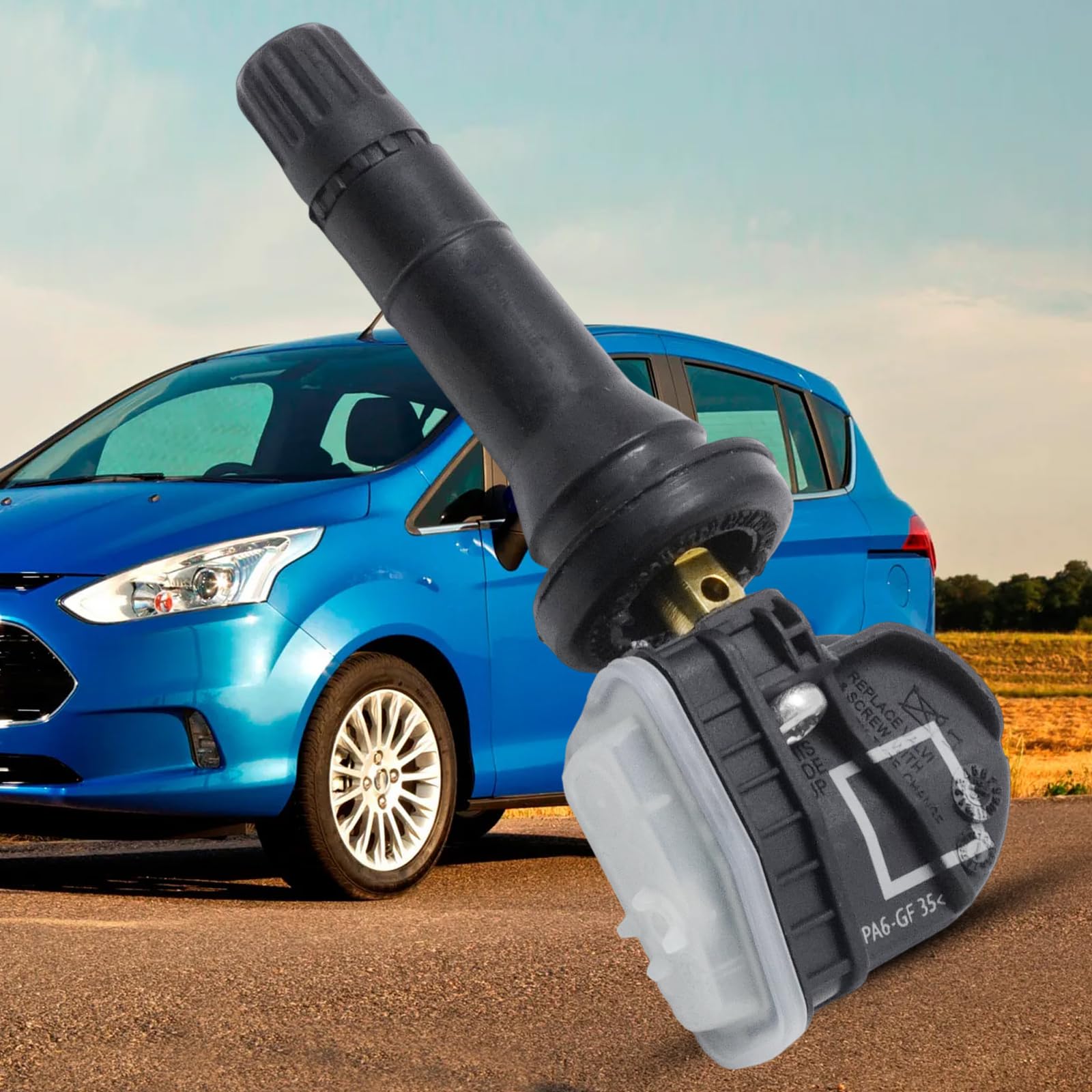 2036832 TPMS Lot de 4 capteurs de pression des pneus de rechange pour Ford Ecosport, Focus, Fiesta, Mondeo, Ranger, remplace 1862980, 2318530