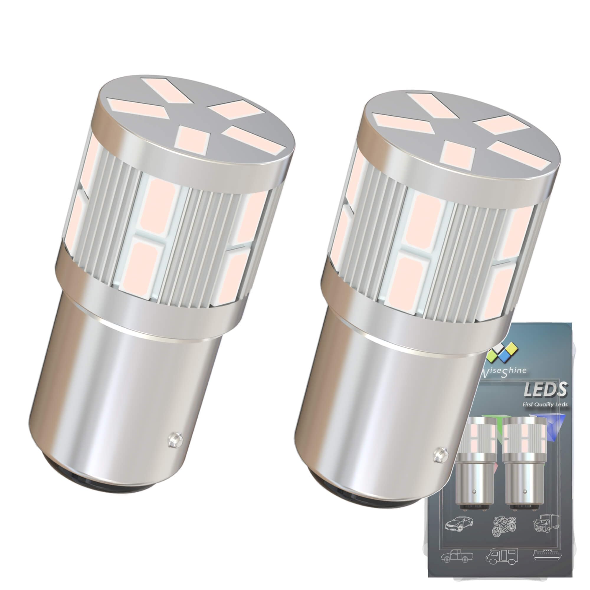 BA15D LED Bulb 1142 1076 Light Bulb Pink Purple for Car Marine Boat Truck Camper Trailers Motorhomes Interior Lights AC/DC 12V-24V (Pack 2)