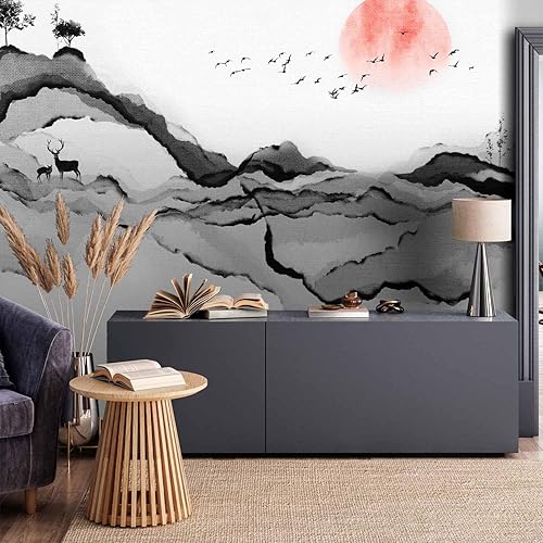 Miniatura 2 de artgeist Mural de pared Acuarela de 135 x 101 pulgadas, papel tapiz autoadhesivo removible de gran tamaño para decoración de pared, diseño de