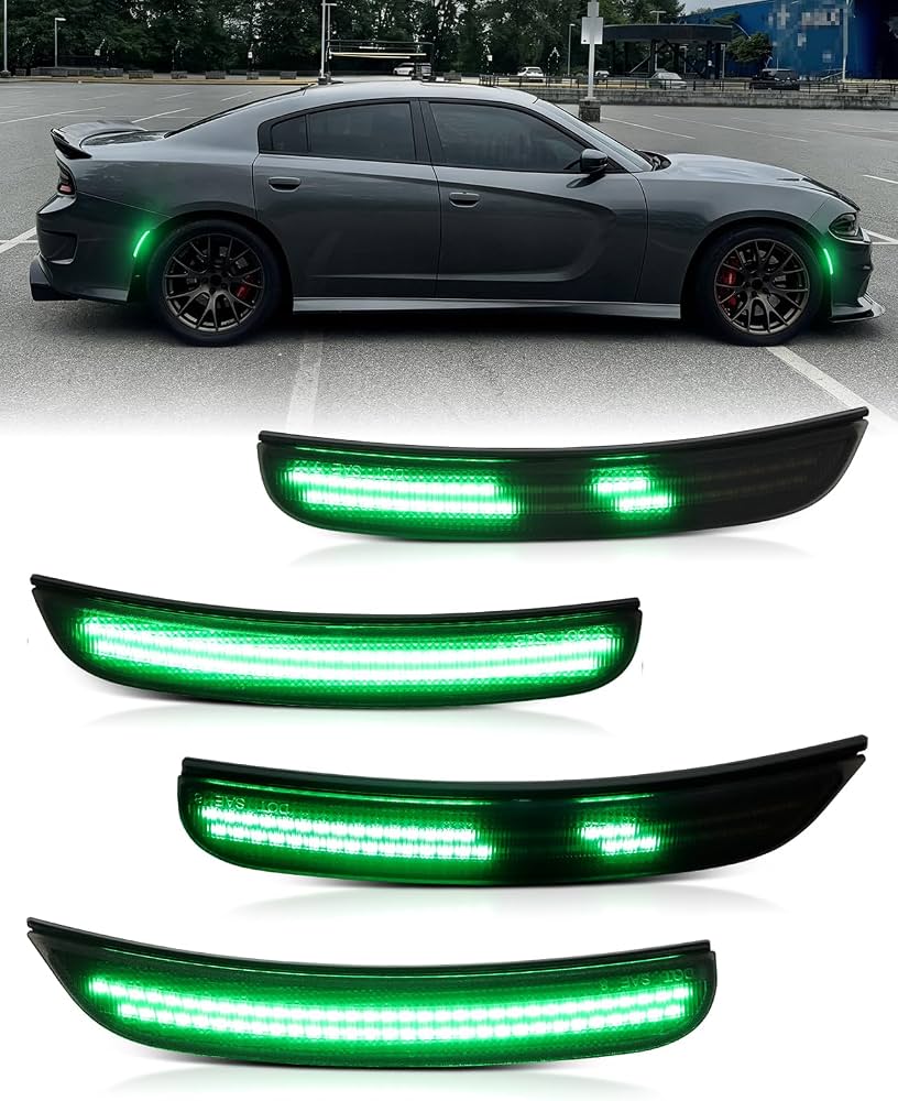 Amazon.com: PWOBVZ Dynamic Green LED Side Marker Light for Dodge