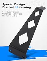 Vista 5 de KEMIMOTO Espejos laterales de tractor compatibles con John Deere serie 5000 y 6000 mejoraron la visibilidad y la seguridad mientras opera su tractor