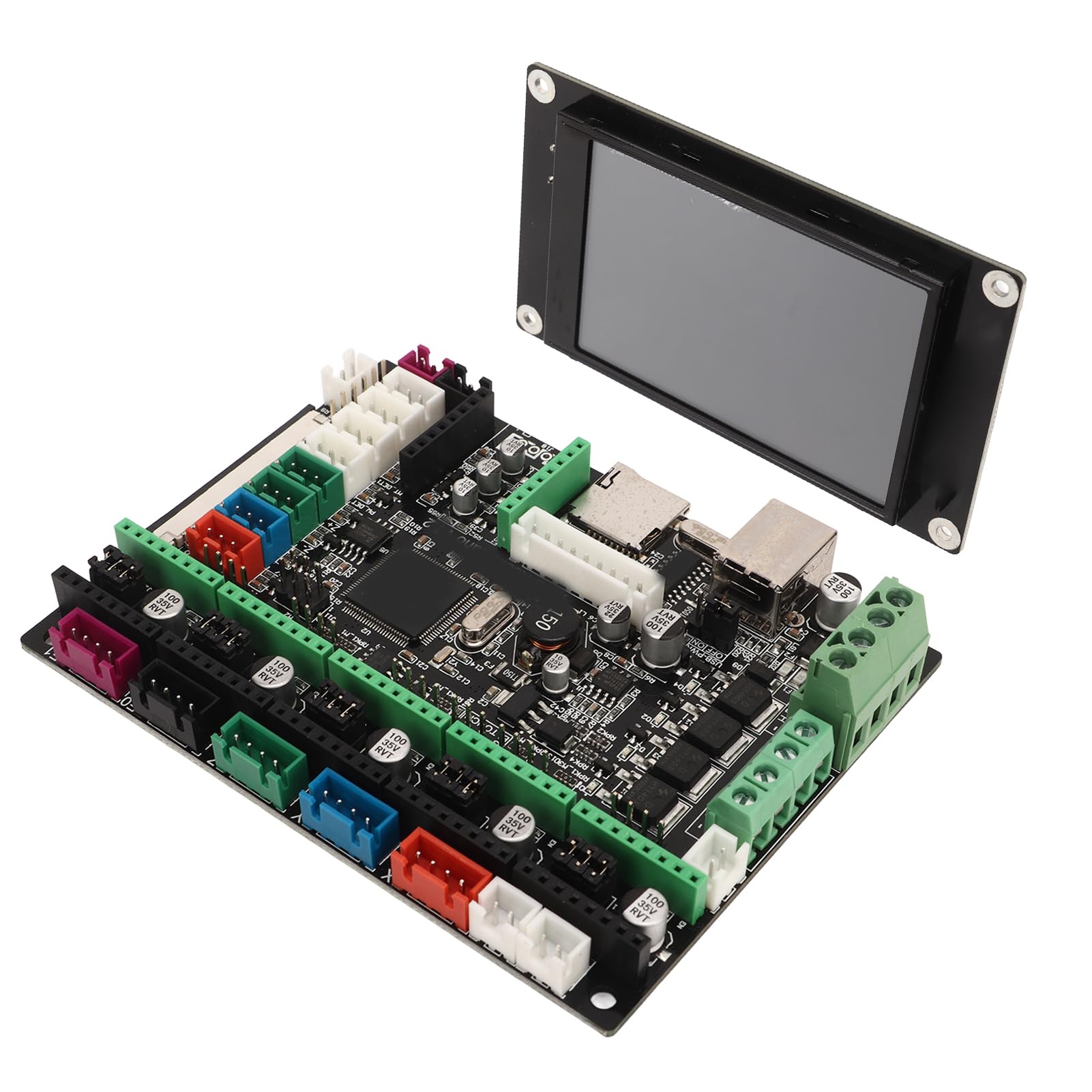 Kit Scheda di Controllo Stampante 3D MKS Robin Nano V1.2 32Bit - Scheda Madre Ad Alte Prestazioni Makerbase per qualità di Stampa e Precisione Migliorate (Modello con touchscreen