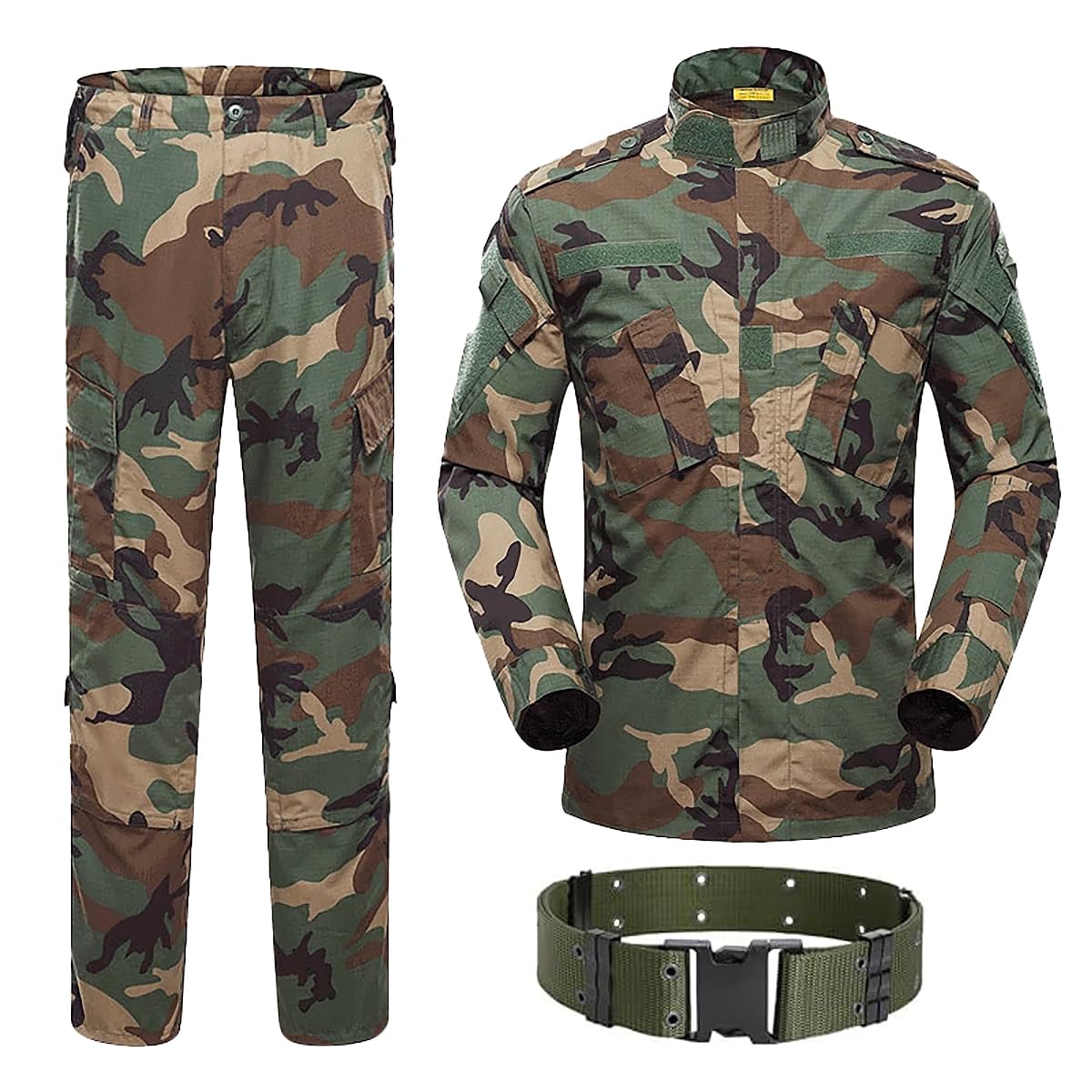 ATAIRSOFT Taktische Männer BDU Kampfuniform Jacke Hemd & Hosenanzug für Armee Militär Airsoft Paintball Jagdkriegsspiel Multi Colors