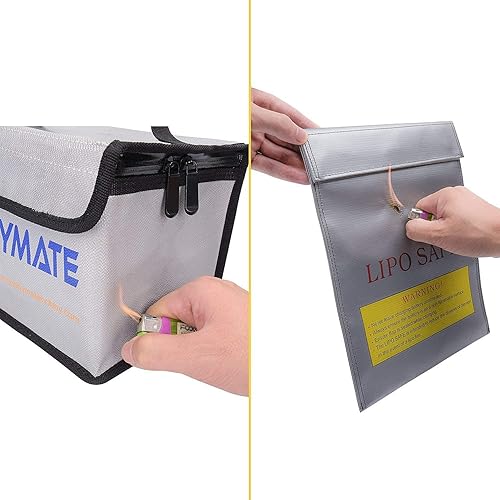 Miniatura 8 de Bolso seguro batería lipo Hobbymate bolsa de la batería de lipo bolso a prueba de explosiones para la carga y el almacenaje