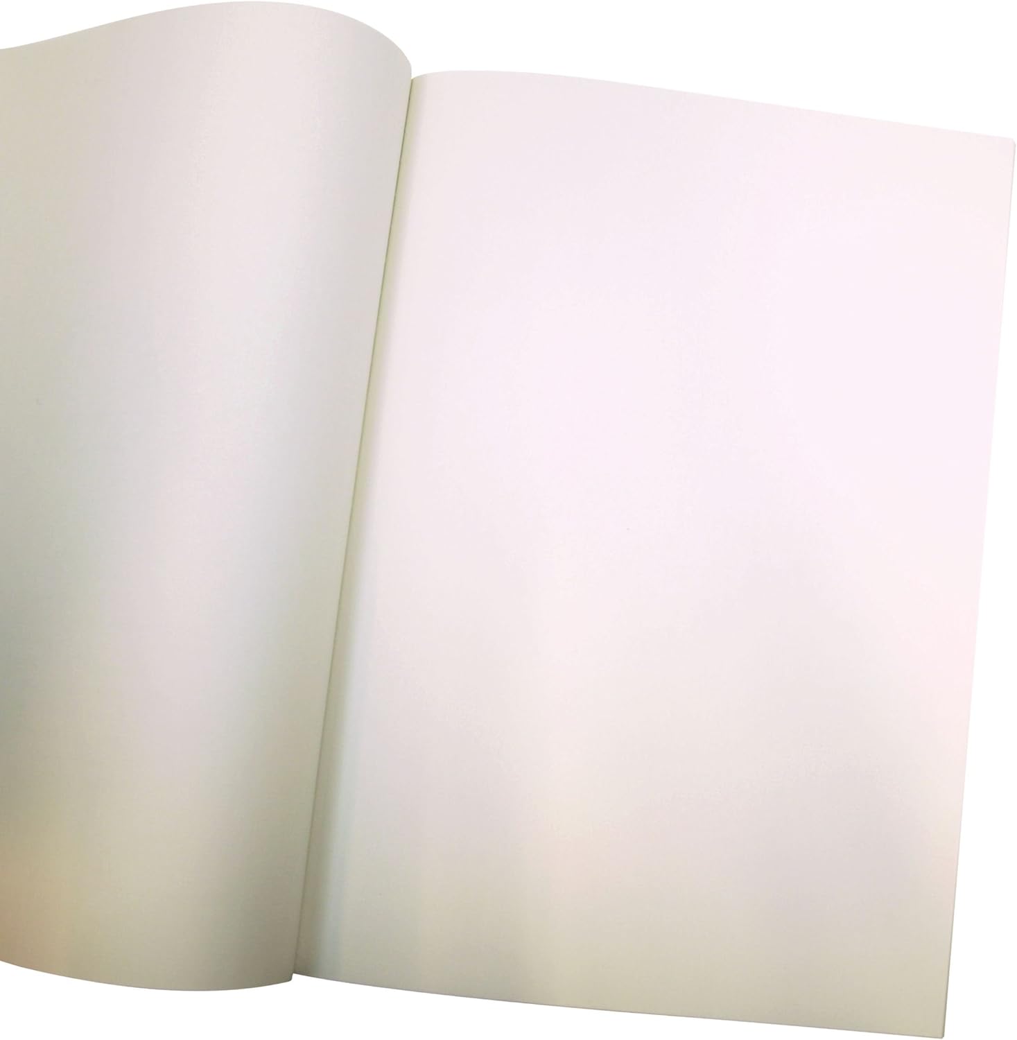 Swallow A4 notebook white plain fabric