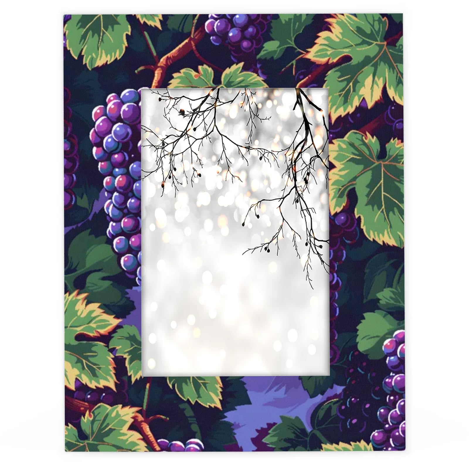 Amazon.com - Cholyzma Grape Vine Photo Frame 4x6 Grapes 4x6 Wooden