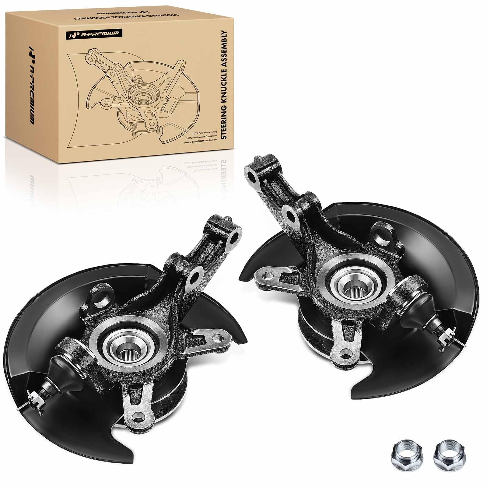 フロントドライバーと助手席側のステアリングナックル 2個セット