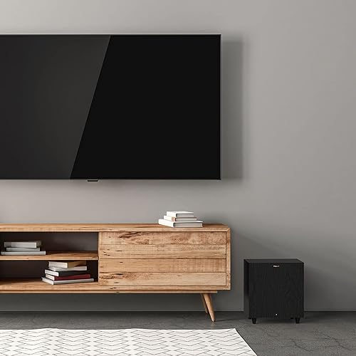 Miniatura 2 de Klipsch R-80SWi Subwoofer inalámbrico de 8 pulgadas y 150 W con controlador de alto rendimiento para graves profundos Negro