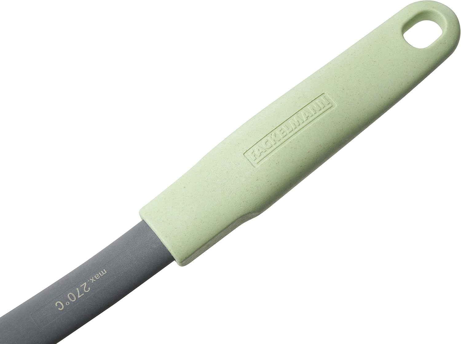 Fackelmann Eco Friendly Plastic Fried Scoop, Perforated Line, Mint Green, 32 cm