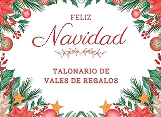 Feliza Navidad - Talonario De Vales De Regalos: 20 vales de regalo para llenar y canjear - idea de regalo personalizada original para niños, mujeres, hombres