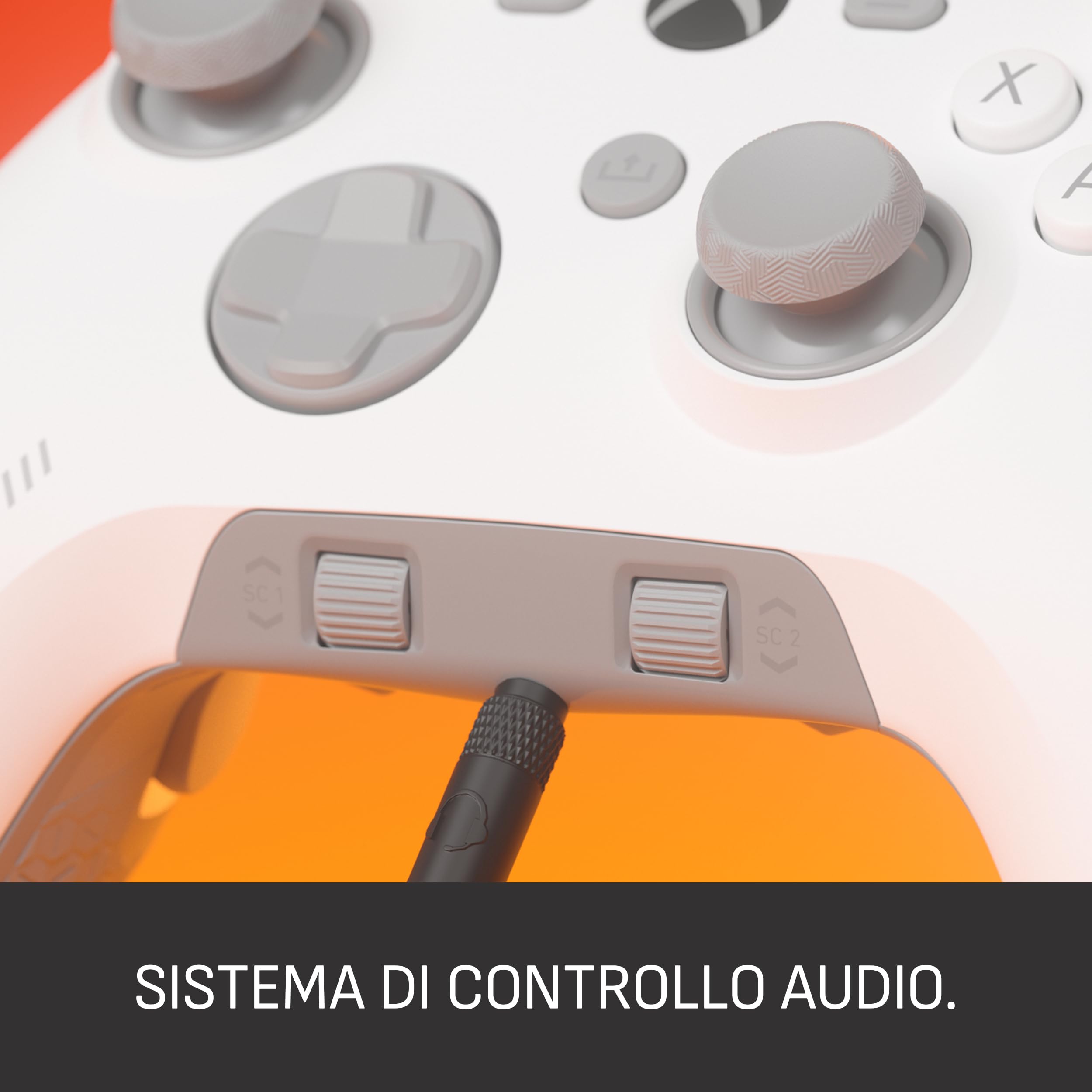 SCUF VALOR PRO Controller Xbox a Prestazioni Cablate – Paddle Posteriori Personalizzabili, Grilletti Istantanei, Pulsanti a Effetto Hall, Xbox Series X|S, Xbox One, Windows PC – Bianco