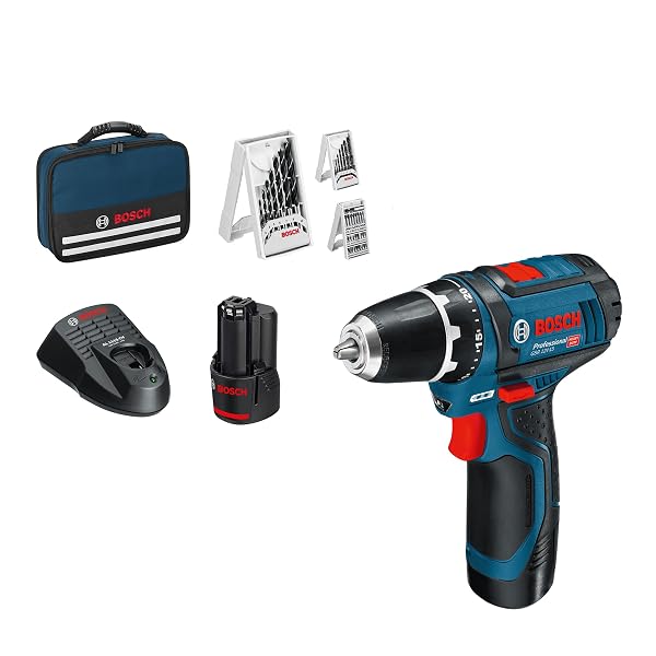 Bosch Professional GSR 12V-15 Akku-Bohrschrauber im Koffer