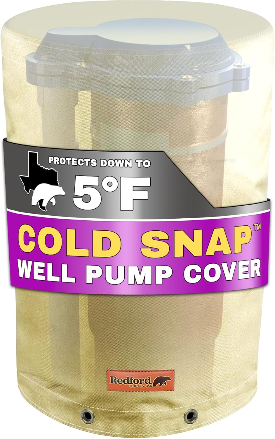 Redford Supply Co. Cold Snap (5°F) Round Water Well Pump Cover