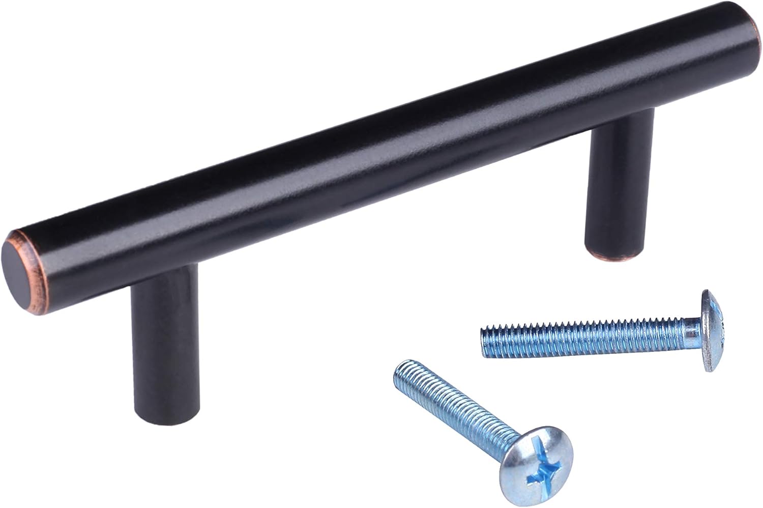 Oil Rubbed Bronze T Bar Kitchen Cabinet Hardware Pulls Handles Knobs 2" - 24"