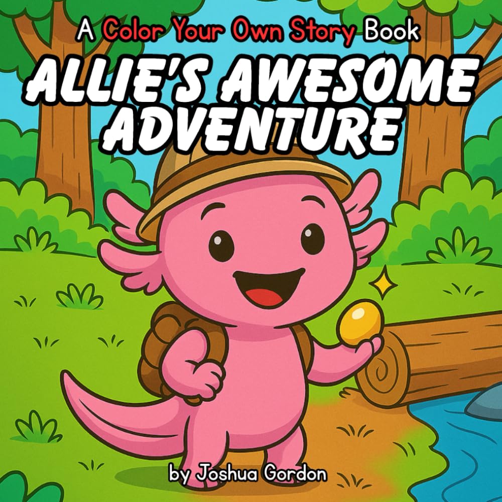 Allie's Awesome Adventure: A Color Your Own Story Book (Color Your Own Story Books)