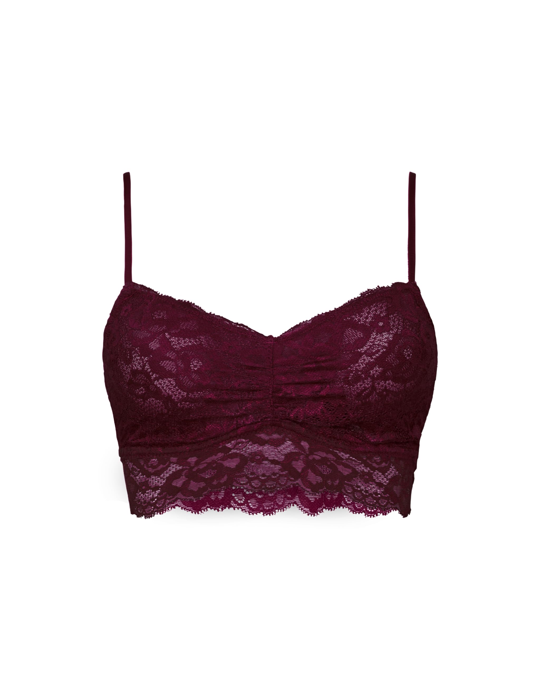 Snocks Lace Bra - Women's Bustier Lace, Without Underwire, Adjustable Straps, Elastic Waistband, Pleasantly Soft Material, Sensual Design, Size XS-XL