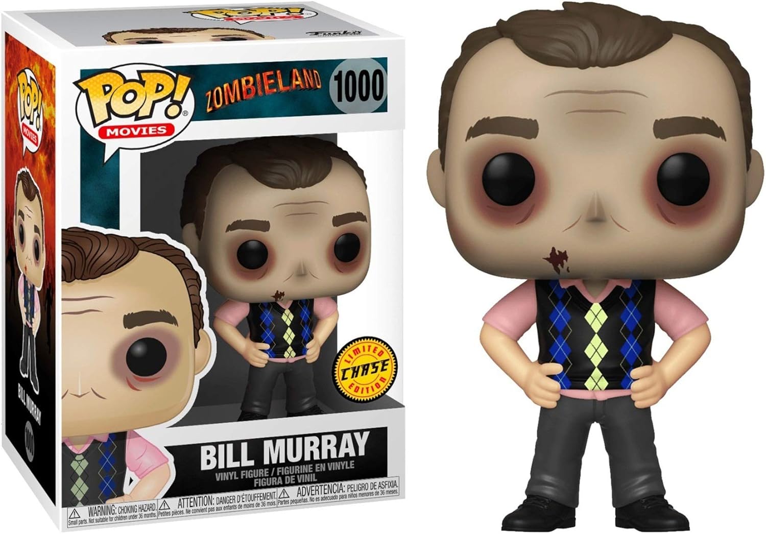 Funko Pop! Movies: Zombieland - Bill Murray (Style May Vary), Multicolor