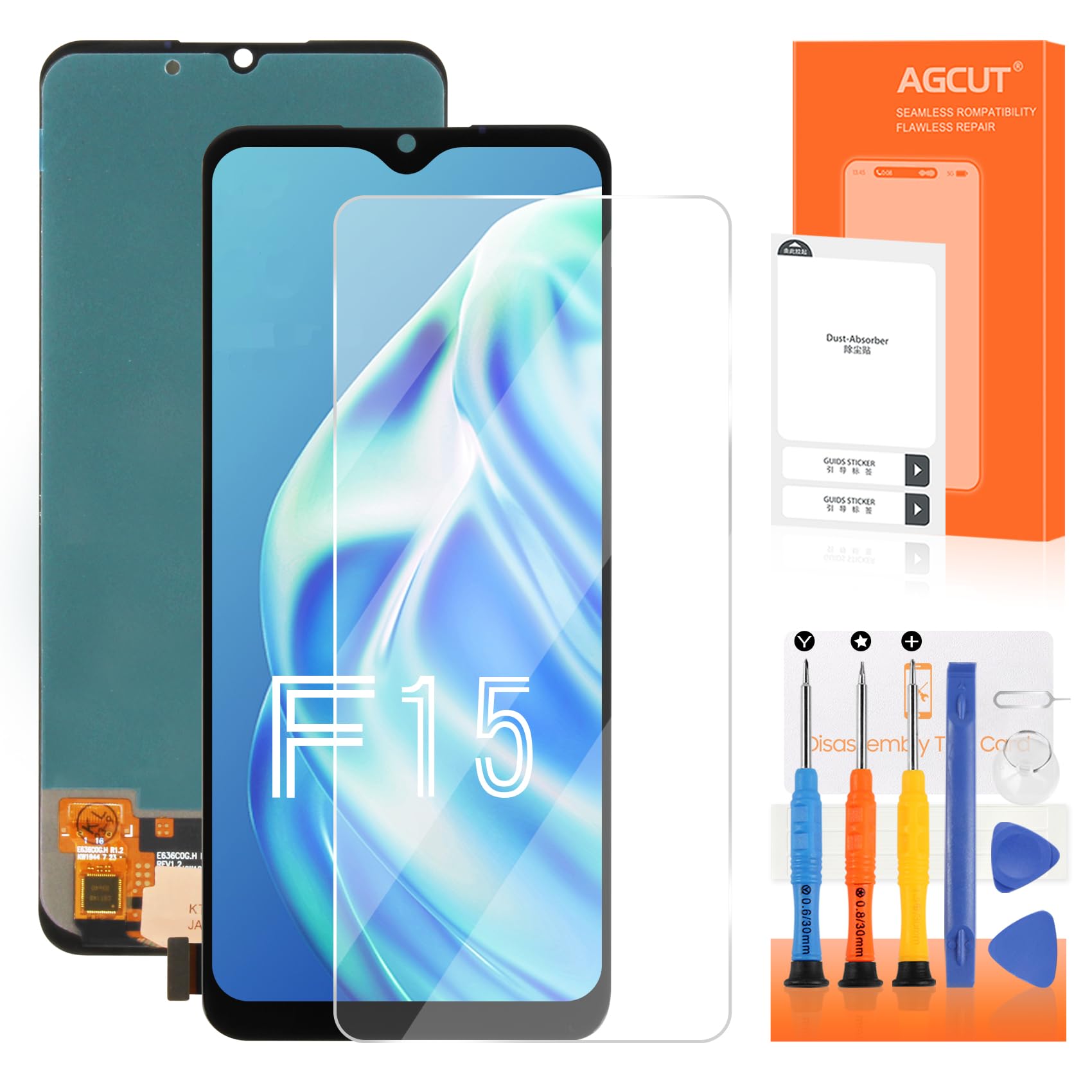 Amazon.com: OLED for Oppo Reno3/F15/A91/F17/K7/Find X2 Lite Screen