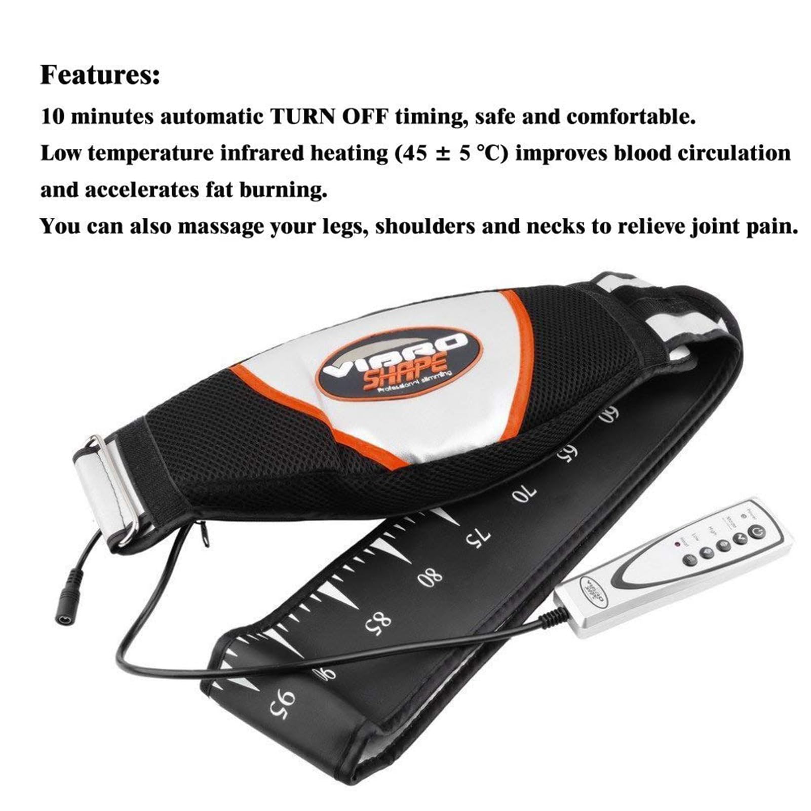 Cinturón De Adelgazamiento Vibratorio Eléctrico, Quemador De Grasa Abdominal, Vibrante Eléctrico Que Adelgaza la Correa para Quemar Grasa para Hombres Y Mujeres