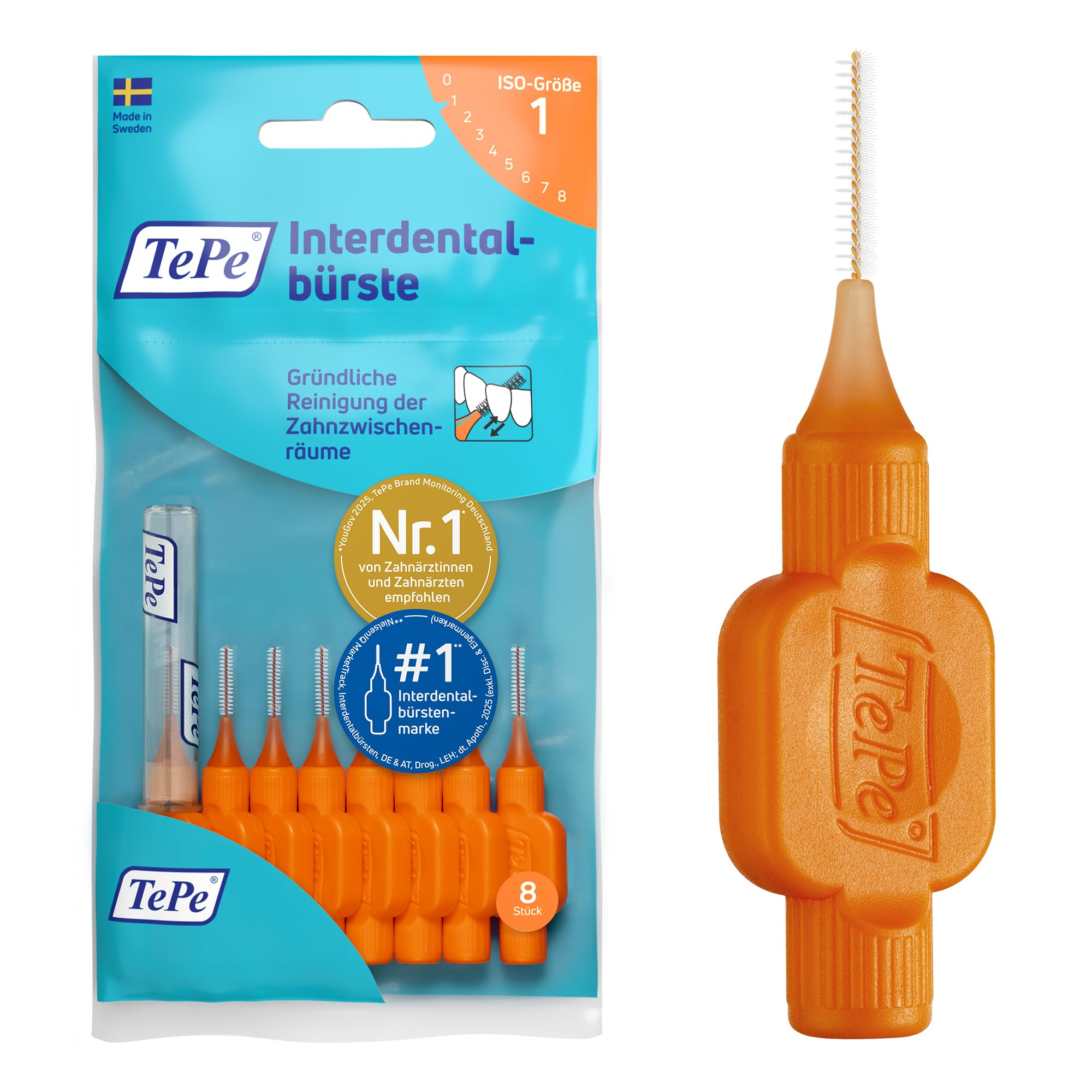 Tepe Interdental Brushes Orange