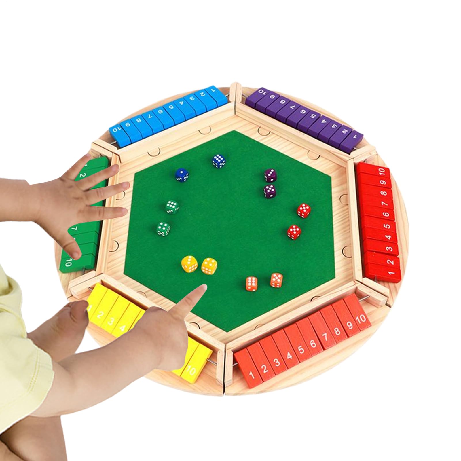 Giochi da Tavolo Giocattoli Educativi In Legno A 4 Lati | Giochi Con Per Famiglie Da Viaggio Per Adulti Uomini Donne Viaggi Compleanni Casa Vacanze Serate Gite in Auto Campeggio