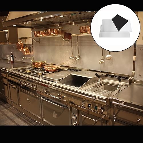 Miniatura 6 de 2 láminas de acero inoxidable 304 de metal de 6 x 12 x 1/32 pulgadas, placas de acero inoxidable 304 de calibre 20 (0.031 in), láminas de metal