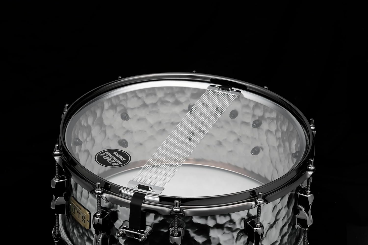 Tama S.L.P. Expressive Hammered Steel Snare Drum - 6 inches x 14 inches, Glossy