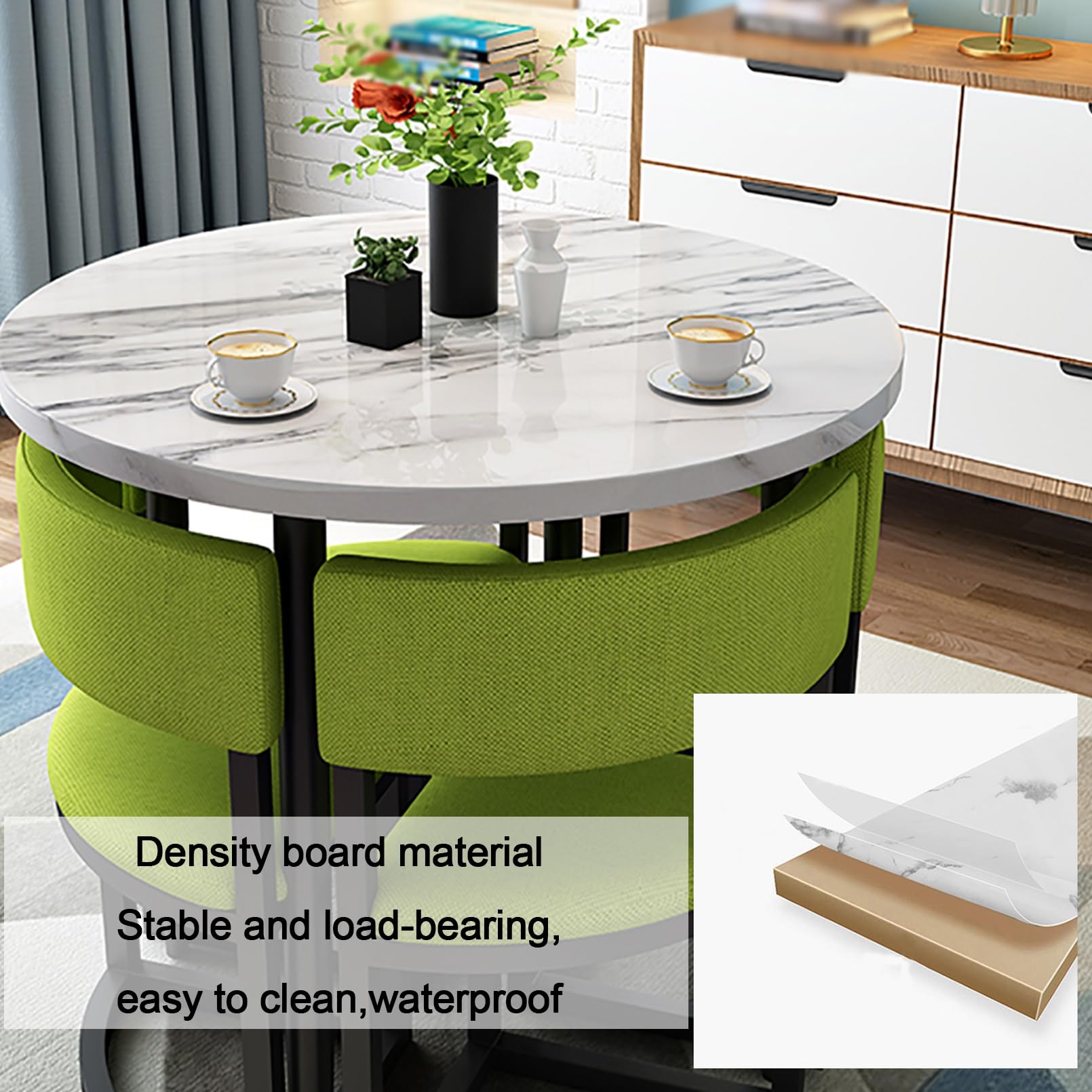 Amazon.com: Office Table And Chair Set,round Office Table,Small 
