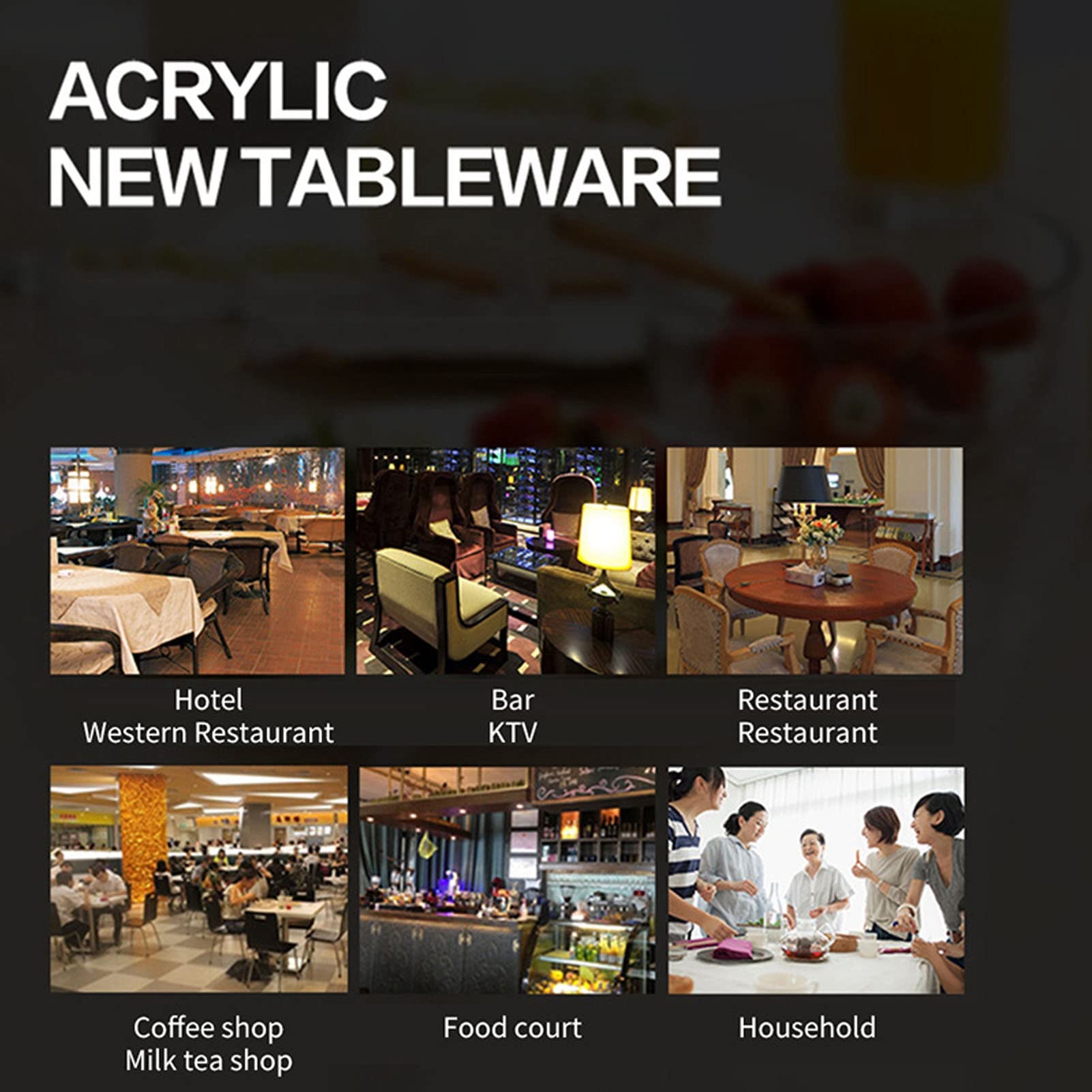 lvifloae Dome Cover,Acrylic Transparent Molecular Cuisine Kitchen Tool with Smoking Lid for Cocktail Dessert Smoker Infusion Food Drink