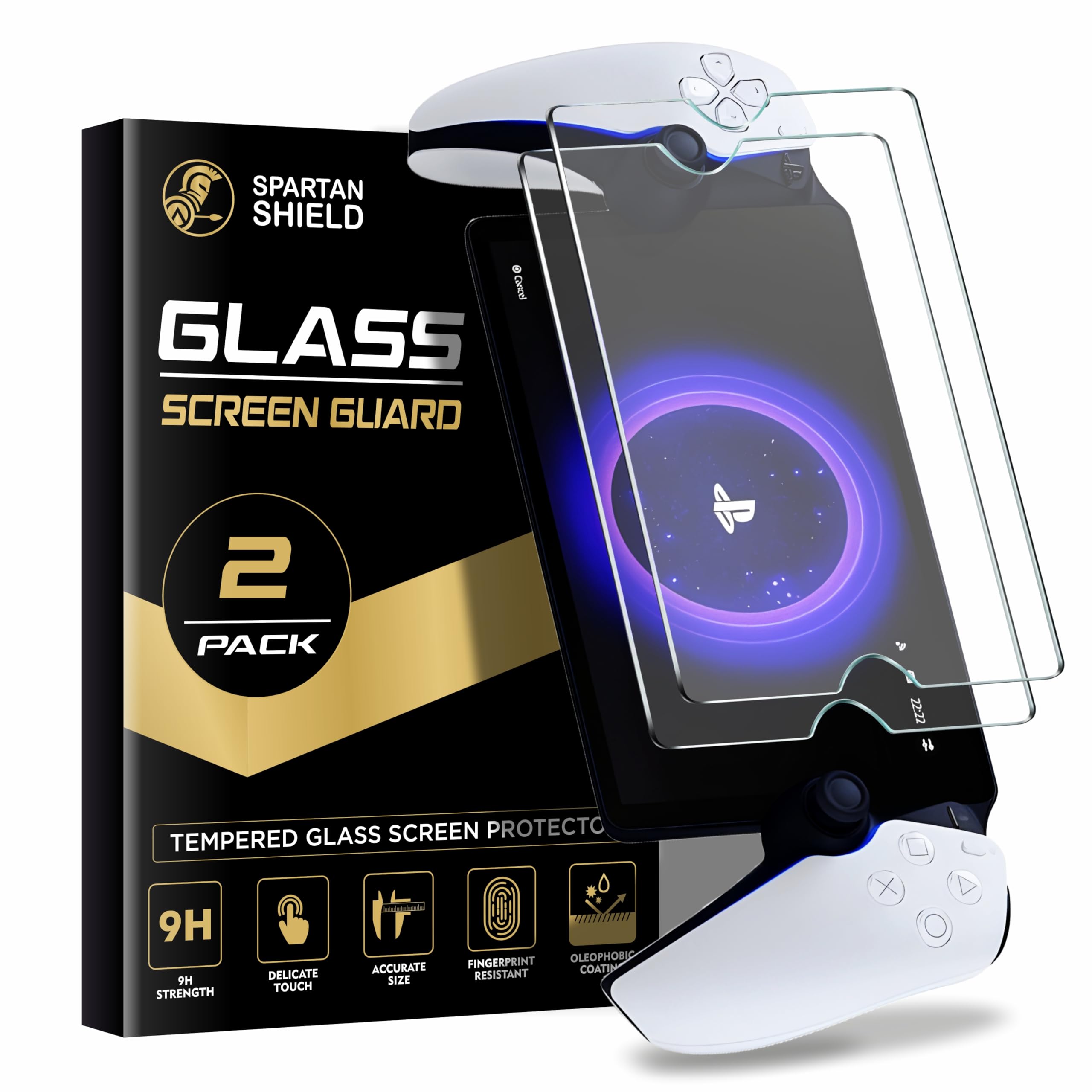 Spartan Shield {2 Pack} TEMPERED GLASS Screen Protector for Sony PlayStation Portal || 9H Remote Player 8 inch Accessory || Anti Scratch || Fingerprint Resistant || HD Clear Protective Guard PS Portal (2 PACK) (B0D8GQY1K4) Amazon Price History, Amazon Price Tracker