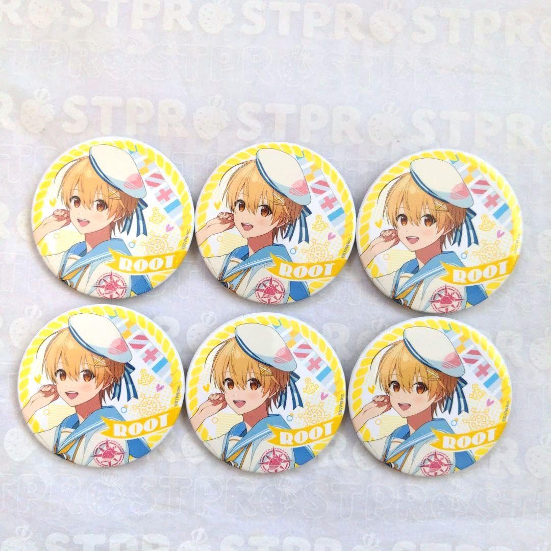 るぅとくんのミニうちわ3個 缶バッジ6個（すとめも6 サイン入り缶  