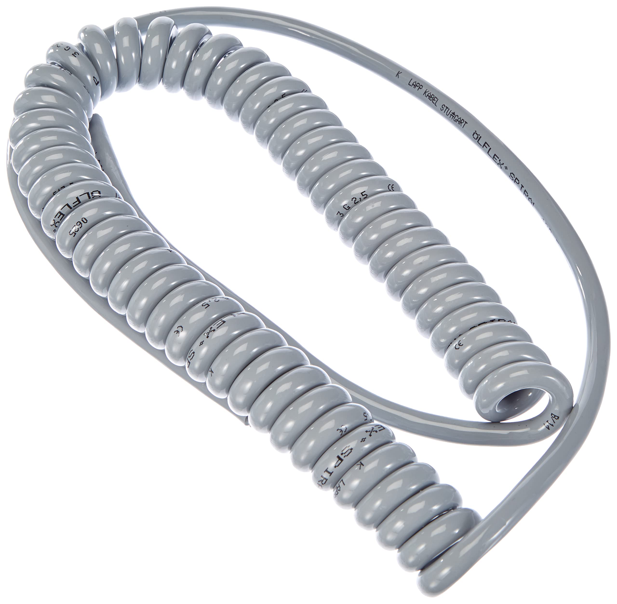 LappKabel – Cavo Spirale ölflex spirale 400 P 3 G2,5/500 3 x 2,5 mm² lunghezza spirale grigio (min): 500/1250 mm