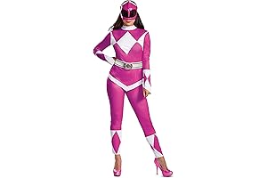 Women Pink Ranger Adult Costume