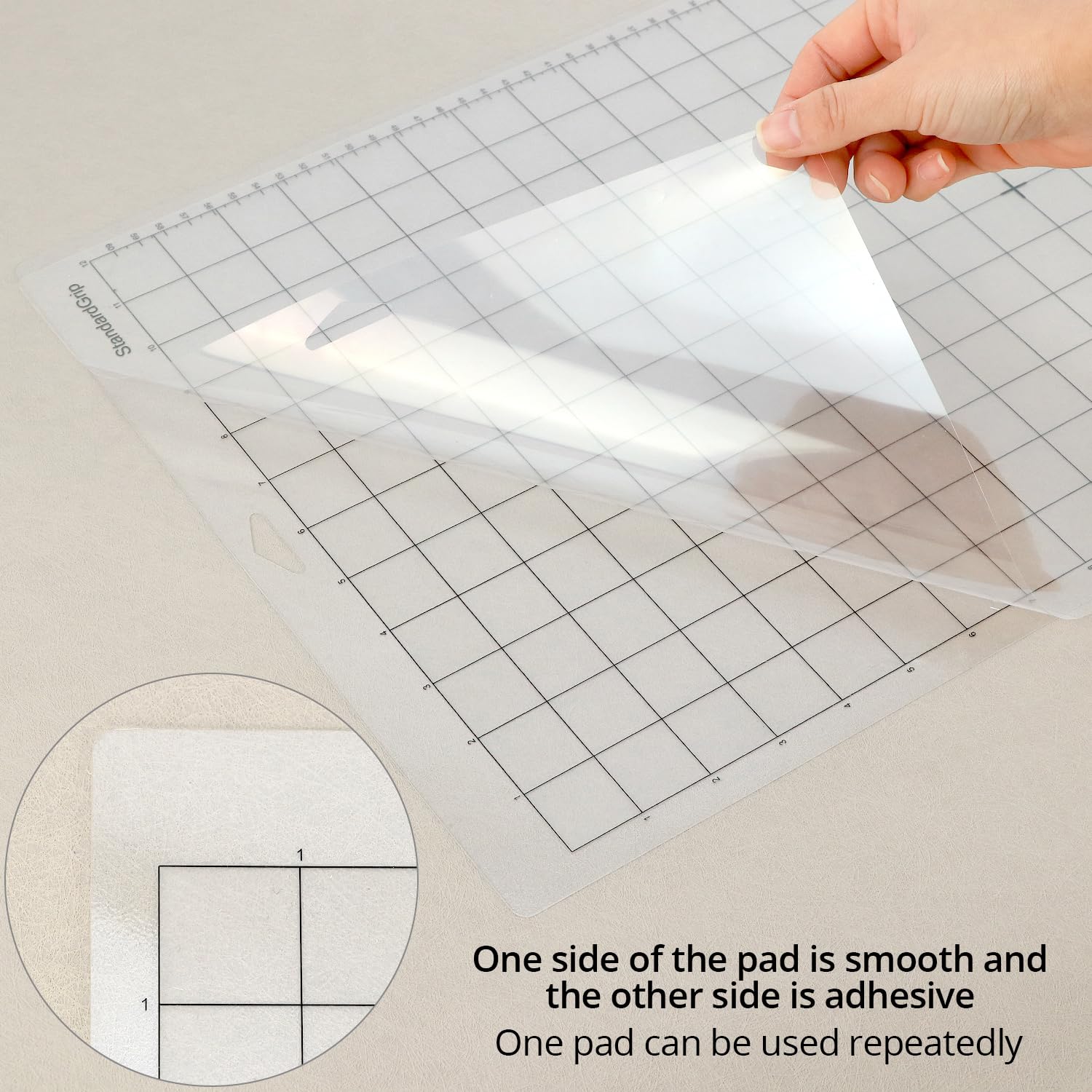 VEGCOO 4 Tapis De Découpe Pour Cricut, 12in X 12in Tapis Pour Cricut