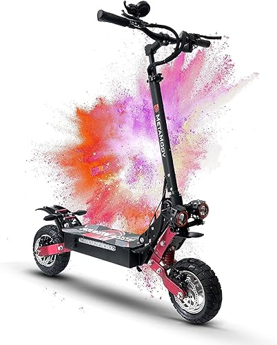 ZO01 PRO - Patinete eléctrico de 2400 W1200 W para adultos de hasta 4239 MPH y rango de 4643 millas, sistema de freno de doble disco, neumáticos