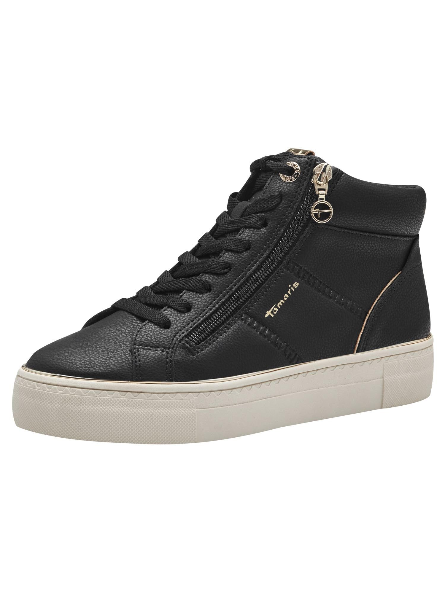 Tamaris Women's Trainers, black, 7.5 UK