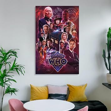 Doctor Who Classic TV Series Posters (18) Room Aesthetic Poster Print Art Wall Painting Canvas Posters Gifts Modern Bedroom Decor 08x12inch(20x30cm)