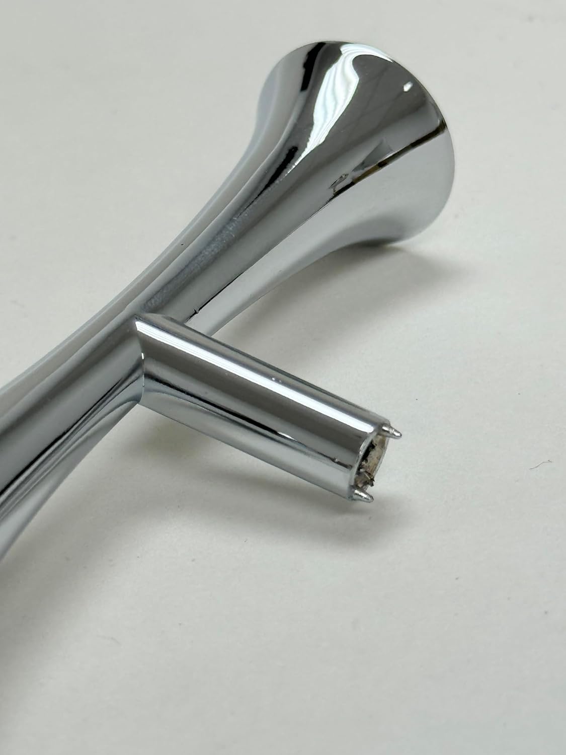 Hourglass Drawer Pull MCM Mid-Century Modern Cabinet Knob Cabinet Hardware (Polished Chrome)