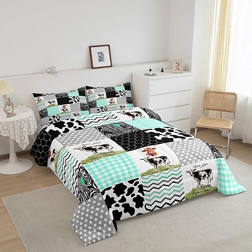 Vista 94 de Juego de ropa de cama de tractor tamaño matrimonial, juego de edredón de camión de equipo, edredón de plumón de excavadora de construcción, juego