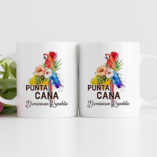 Miniatura 2 de -11Oz- Punta Cana - Taza de café de República Dominicana, Punta Cana República Dominicana, recuerdo de la República Dominicana, regalo de cerámica