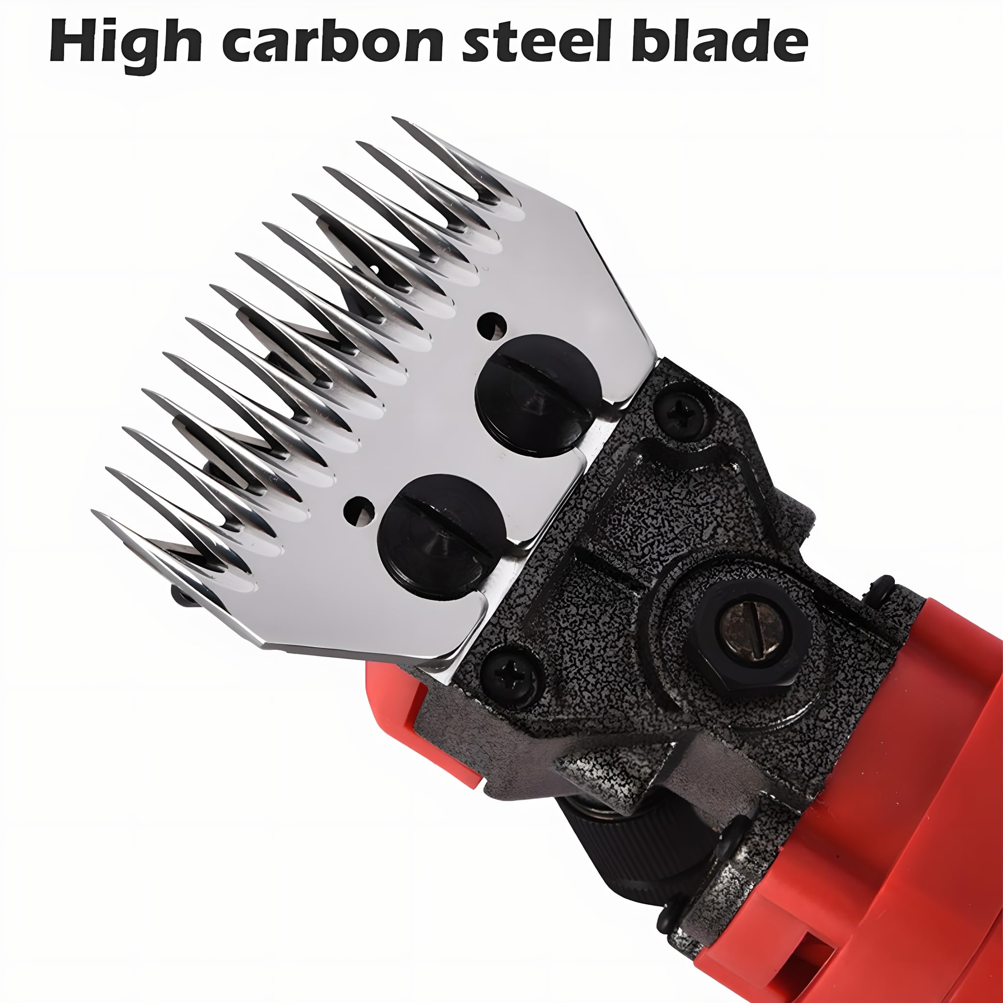 690W Shears di Pecore Professionali Set con Clipper per Animali a 6 Velocità Regolabili, Pesanti, Cesoie Elettriche per Cavalli Capre da Pecora, Alpaca e Toelettatura del Bestiame black