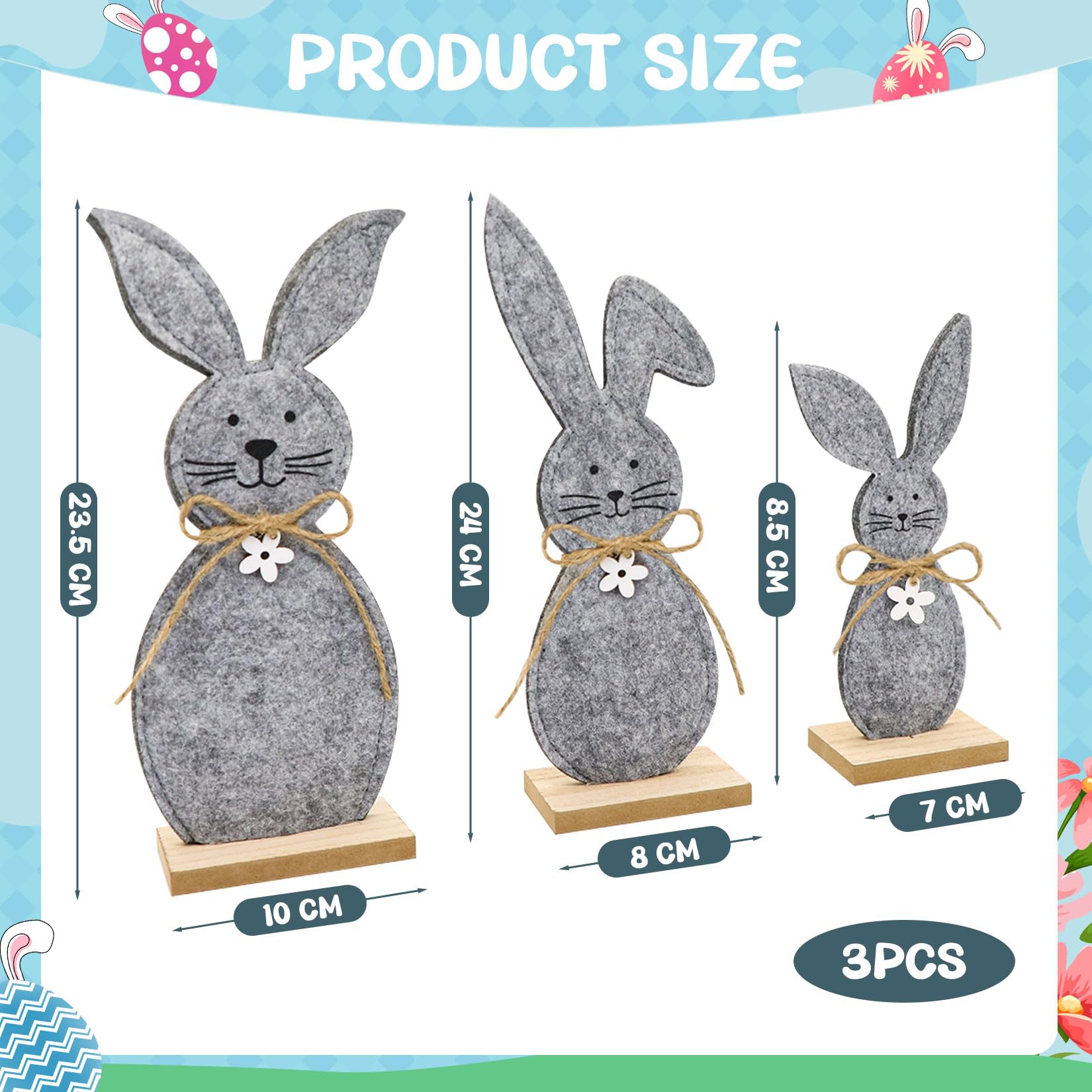 Sculpture de lapin assis - Figurines de bureau en résine - Figurine de jambe pendante - Lapin debout avec jambe pendante - Décoration moderne