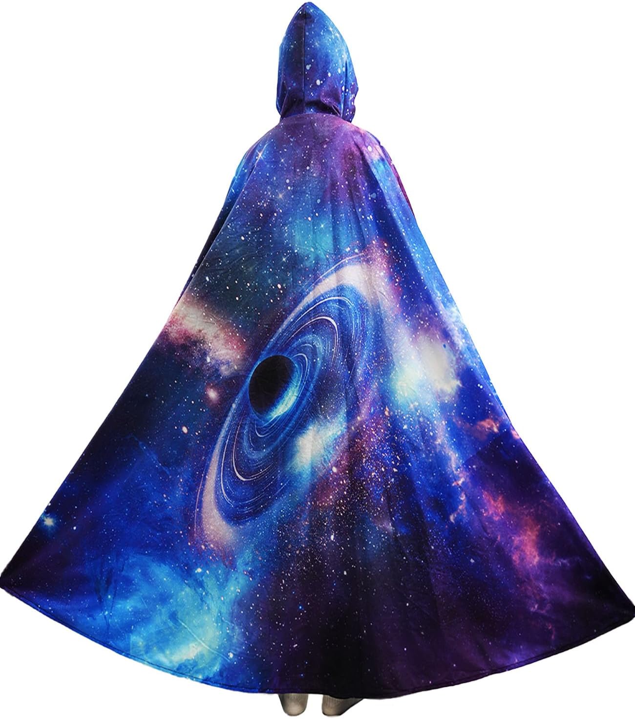 Hooded Cloak, Galaxy Hooded Cape Starry Sky Cosplay Halloween Costume