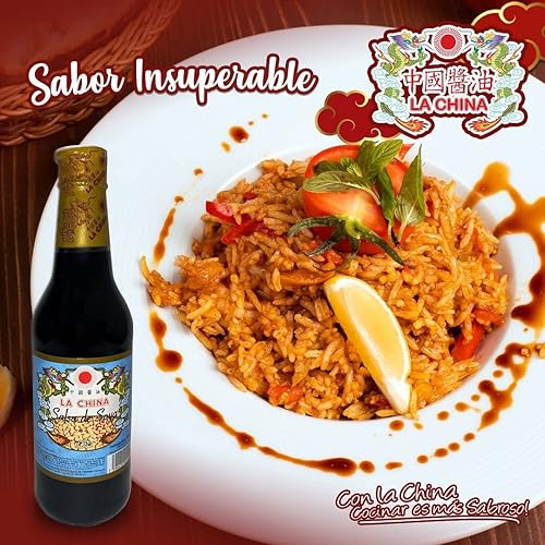 Miniatura 2 de La China Salsa de Soya – 10.1 fl oz Importada de Maracaibo, Venezuela/La Maracucha/La China Salsa de Soya – La Maracucha 10.14 Fl Oz
