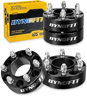 - dynofit 2 Inch 6x135 Hub-Centric Wheel Spacers (4 Pcs) for 2015-2025 Ford F150, Expedition, Lincoln Navigator - M14x1.5 Studs, 87.1mm Center Bore