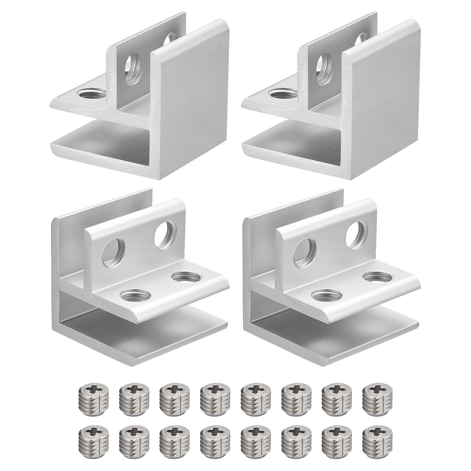 Pince à verre double face avec serrage ajustable pour armoire moderne